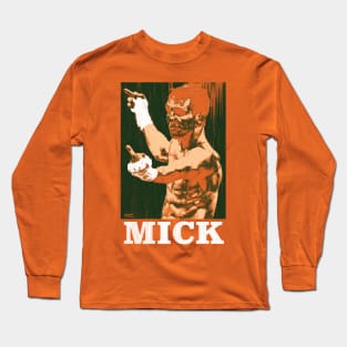 Mighty Mick Retro Graphic Long Sleeve T-Shirt